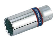 NASADKA DŁUGA  3/8''  18mm x 63mm  12-kąt,  CHROM King Tony