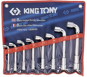 Komplet kluczy fajkowych  8-19mm King Tony