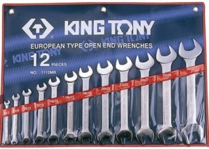 Komplet kluczy płaskich calowy 1/4"-1.1/4"  King Tony  