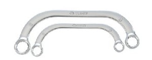 Klucz oczkowy dwustronny wygięty 13x15mm King Tony  