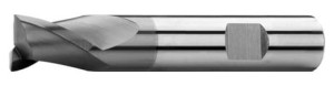 Frez węglikowy Ø  7x8x58, Z2, λ 30°, DIN 6527K, SC, AlTiN, N, chwyt weldon      