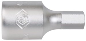 NASADKA  1/4"   Z  KOŃCÓWKĄ  HEX  1/8" x 25mm King Tony