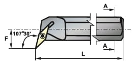 Nóż tokarski składany S25T-SVQBL 16 PAFANA        