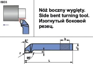 Nóż tokarski NNBd 5032 S30 (ISO 3L P30) PAFANA                    