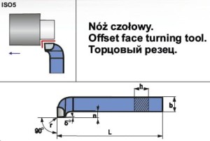 Nóż tokarski NNBm 5050 S30 (ISO 5L P30) PAFANA                 