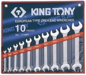 Komplet kluczy płaskich calowy 1/4"-1.1/8"  King Tony  