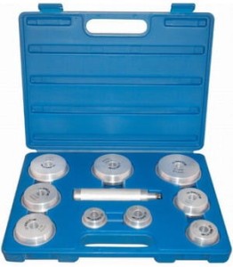 ZESTAW TALERZY DO MONTAŻU ŁOŻYSK 10 cz., KASETA King Tony