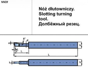 Nóż dłutowniczy NNDf 1616-3 SW7M PAFANA               