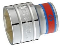 NASADKA  KRÓTKA  1/2''   CALOWA  25/32'' x 38mm  6-kąt. CHROM