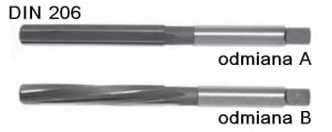 Rozwiertak DIN 206 A 46 H7 HSS DOLFAMEX Wyprzedaż            