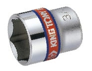 NASADKA  KRÓTKA   3/8''  CALOWA  5/16" x 27mm 6-kąt. CHROM King Tony