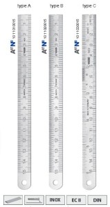 Liniał giętki 4000x20x1,0 typ C             