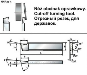 Nóż obcinak oprawkowy NNRM 1804 3.0 SW7M PAFANA                   