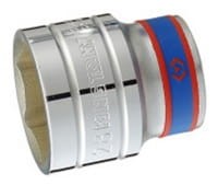 NASADKA  KRÓTKA  1/2''     9mm x 38mm,  6-kąt. CHROM  