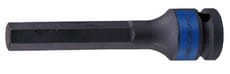 NASADKA  DŁUGA  UDAROWA  Z  KOŃCÓWKĄ  HEX  1/2''    12mm x 100mm King Tony