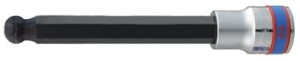NASADKA EKSTRA DŁUGA  1/2''   Z  KOŃCÓWKĄ HEX Z KULKĄ H10 x 140mm