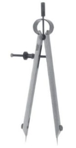 Cyrkiel traserski 500 mm z wymiennymi końcówkami Vogel 30 2688