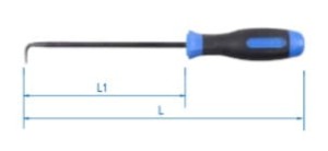 HAK MONTERSKI, WYGIĘTY 90°, 150MM x 260MM King Tony