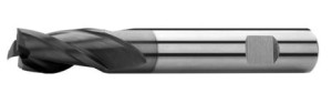 Frez węglikowy Ø  3x7x57, Z3, λ 30°, DIN 6527L, SC, AlTiN, N, chwyt weldon