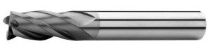 Frez węglikowy Ø  3,5x10x57, Z4, λ 30°, DIN 6527L, SC, AlTiN, N