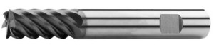 Frez węglikowy Ø 10x22x72, Z6, λ 45°, DIN 6527L, SC, AlTiN, H, chwyt weldon 