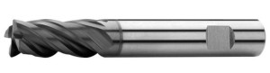 Frez węglikowy Ø 10x22x72, Z4, λ 35°-38°, DIN 6527L, SC, AlTiN, N, weldon