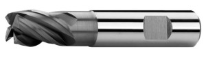 Frez węglikowy Ø  5x9x54, Z4, λ 35°-38°, DIN 6527K, SC, AlCrN, N, weldon