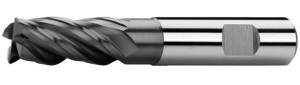 Frez węglikowy Ø 10x22x72, Z4, λ 35°-38°, DIN 6527L, SC, AlCrN, N, weldon
