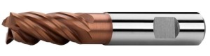 Frez węglikowy Ø 18x32x92, Z4, λ 40°-42°, DIN 6527L, SC, AlCrN, N, weldon                  