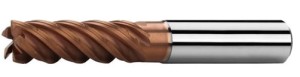 Frez węglikowy Ø 16x48x108, Z5, λ 41°-42°, ZPS, SC, AlCrN, R 1,0