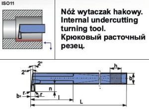 Nóż tokarski NNWc 1212 M20 (ISO 11 1212 M20- gatunek uniwersalny, w tym do nierdzewki) PAFANA                                                