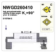 Głowica wytaczarska dokładna NWGD 260410 Pafana