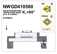 Głowica wytaczarska dokładna NWGD 410560 Pafana