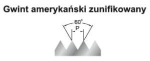 Gwintownik DIN-371-B 3/16-24 UNS 2B HSSE INOX