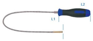 UCHWYT GIĘTKI Z KOŃCÓWKĄ MAGNETYCZNĄ 300mm King Tony