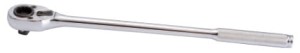 GRZECHOTKA Z NASADKĄ 12-kąt 19mm 1/2''  32 ZĘBY  250mm CHROM,  UCHWYT  MOLETOWANY