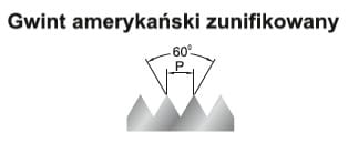 Gwintownik DIN-376-C 1.1/4-7 UNC 2B R40 HSSE 800 