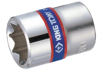 NASADKA  1/4''   10mm x 24mm,  8-kąt. CHROM King Tony