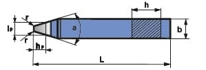 NÓŻ DO ROWKÓW NNPY A36 2516 K20 Pafana             