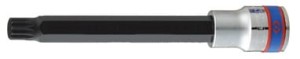 NASADKA  EXTRA DŁUGA 1/2''   Z  KOŃCÓWKĄ  SPLINE   M10 x 140 mm