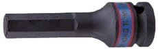 NASADKA  UDAROWA  1/2"  Z  KOŃCÓWKĄ  HEX  17mm x 80mm King Tony