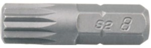 BIT 1/4''  SPLINE M6 x 25mm King Tony