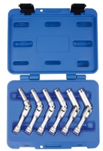 KPL. NASADEK PRZEGUBOWYCH 3/8"  6cz.  DO ŚWIEC ŻAROWYCH 8 - 16MM King Tony