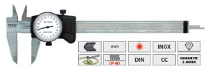 Suwmiarka zegarowa 150 mm / 0,02 mm precyzyjna IP40 Vogel Germany  