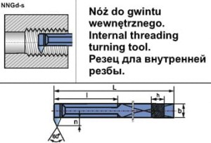 Nóż tokarski NNGd 1616 SW7M PAFANA                