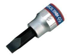 NASADKA  3/8''  Z  KOŃCÓWKĄ  PŁASKĄ   8,0 x 1,2 x 50mm King Tony