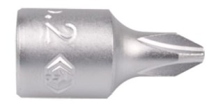 NASADKA  1/4''   Z KOŃCÓWKĄ  KRZYŻAKOWĄ  No.2 x 25mm King Tony