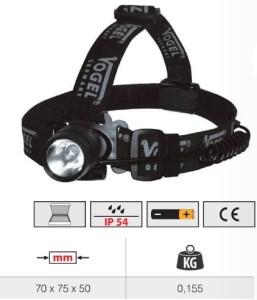 Latarka czołowa LED IP54 Vogel kod 60 0821
