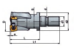 FREZ WKRĘCANY R45X.24-20XP07 PAFANA    