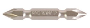 BIT  DWUSTRONNY  DO  WKRĘTAREK  1/4''  KR. UCHWYT  KRZYŻAK  No.2 x 50mm, NIKLOWANY King Tony                 